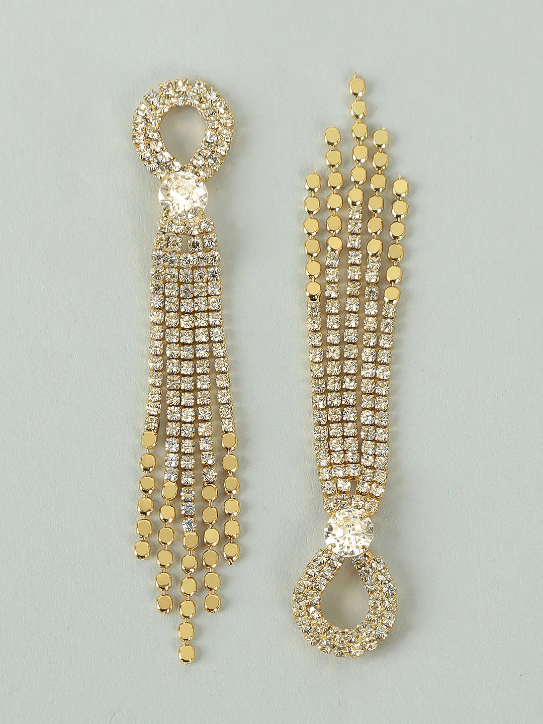 Rhinestone Drop Earrings - Image 4