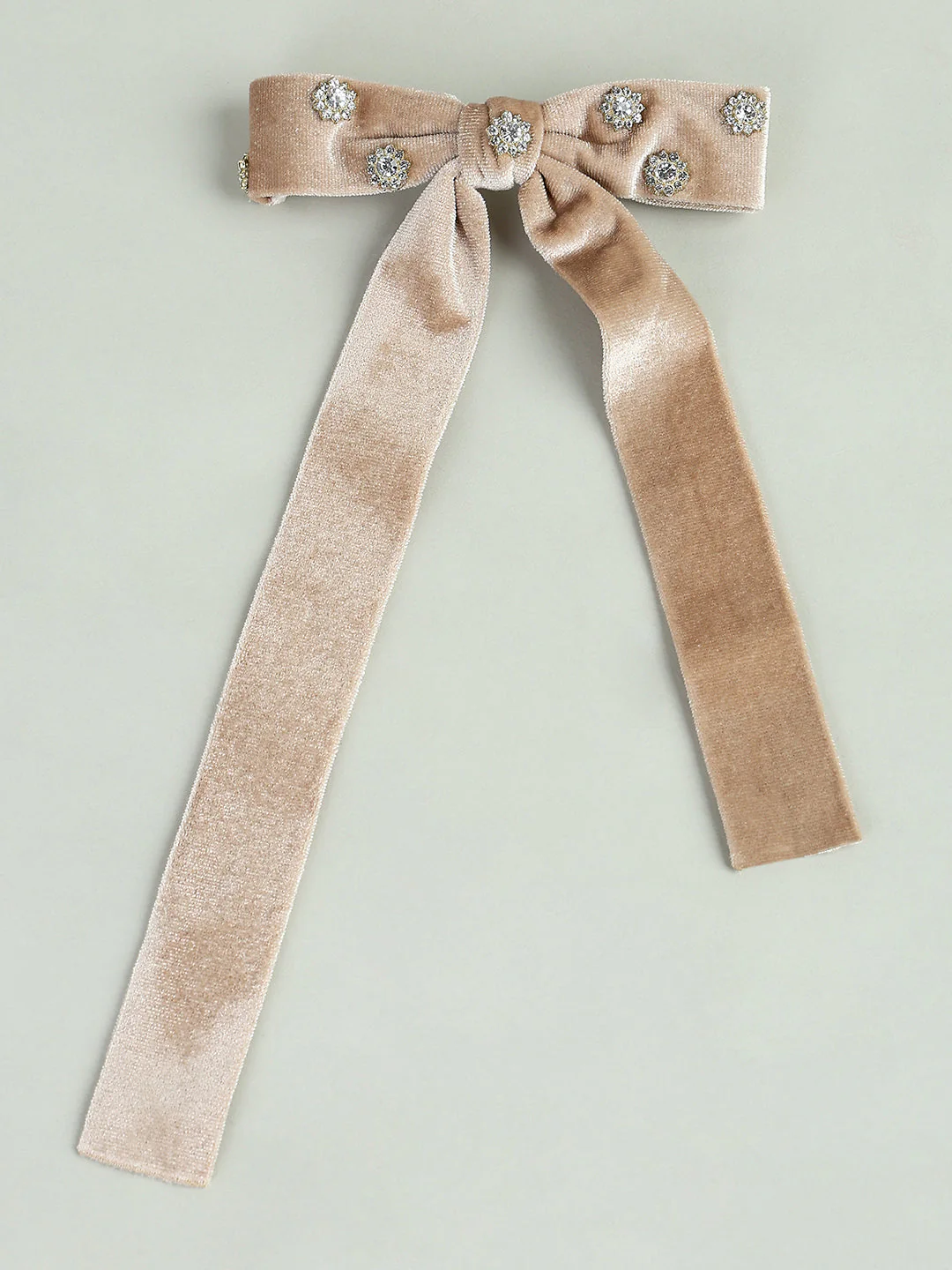 Velvet Bow Hair Clip - Image 2