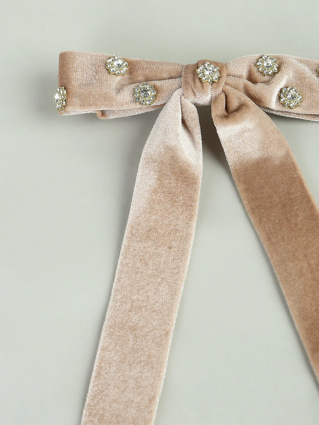 Velvet Bow Hair Clip - Image 3