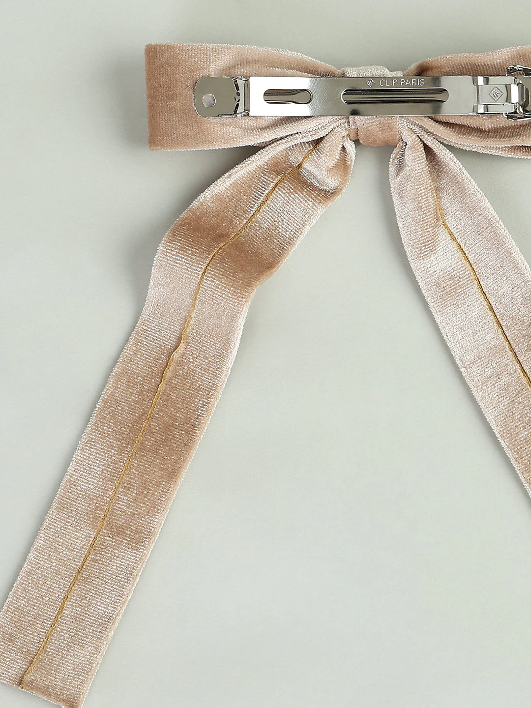 Velvet Bow Hair Clip - Image 4