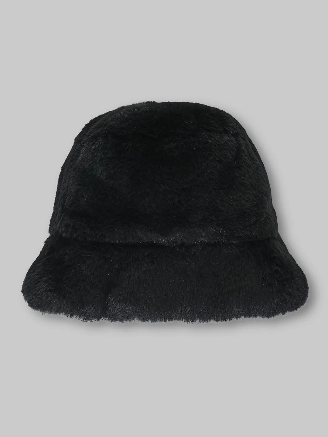 Black Fur Bucket Hat - Image 2
