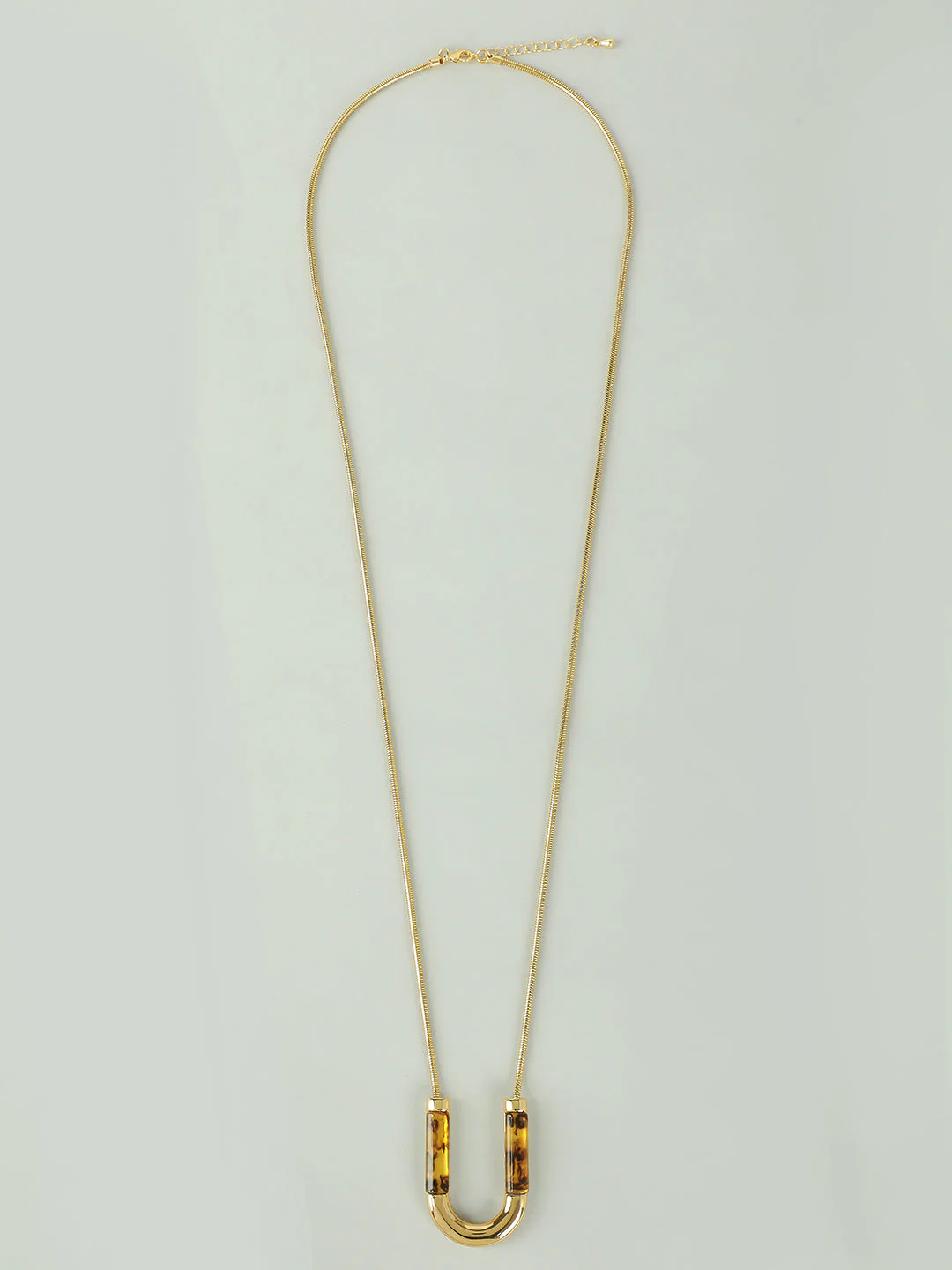 Resin U Shaped Necklace - Image 2