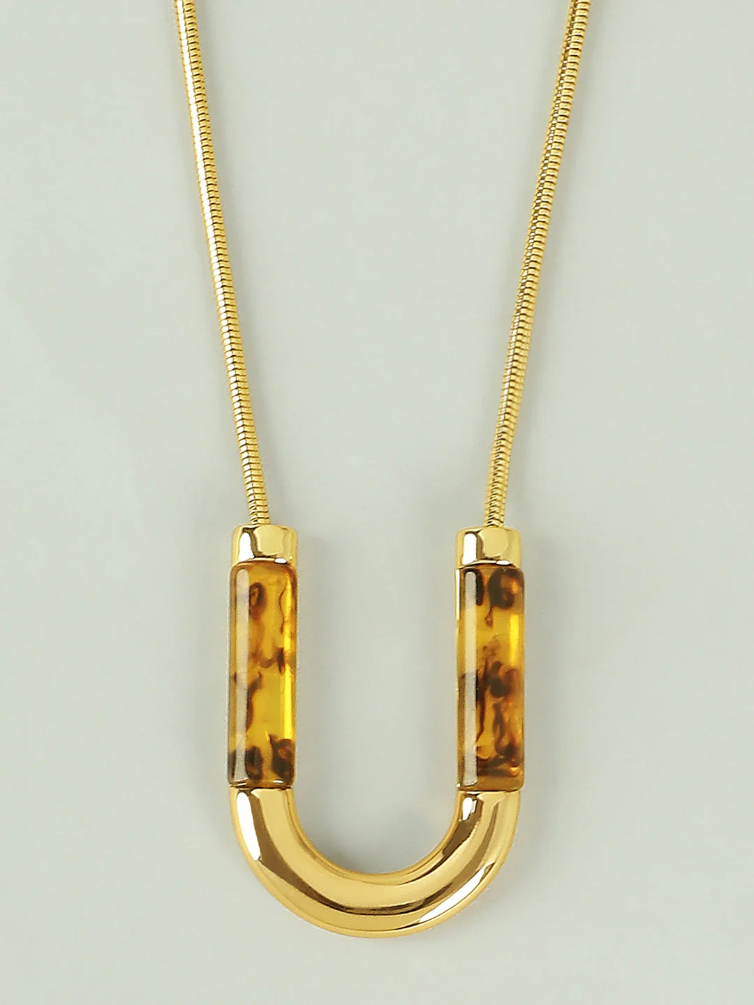 Resin U Shaped Necklace - Image 3