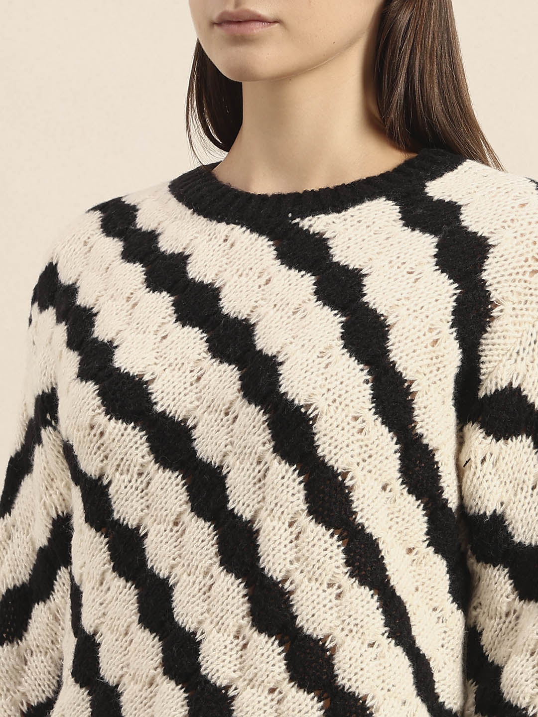 Striped O-Neck Pullover - Image 8