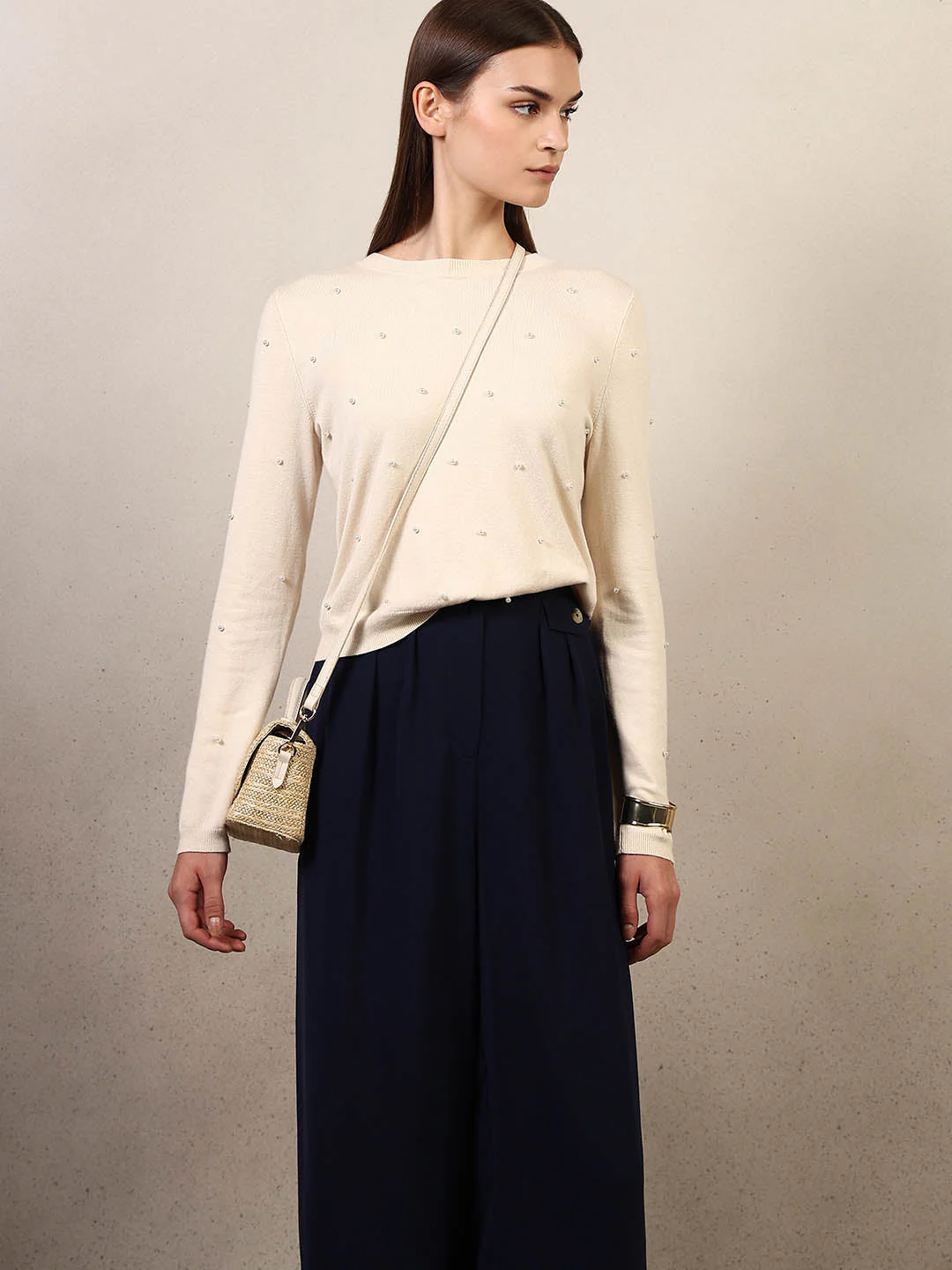 Pearl Embellished Pullover