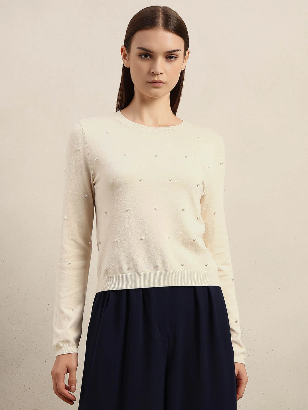 Pearl Embellished Pullover - Image 2