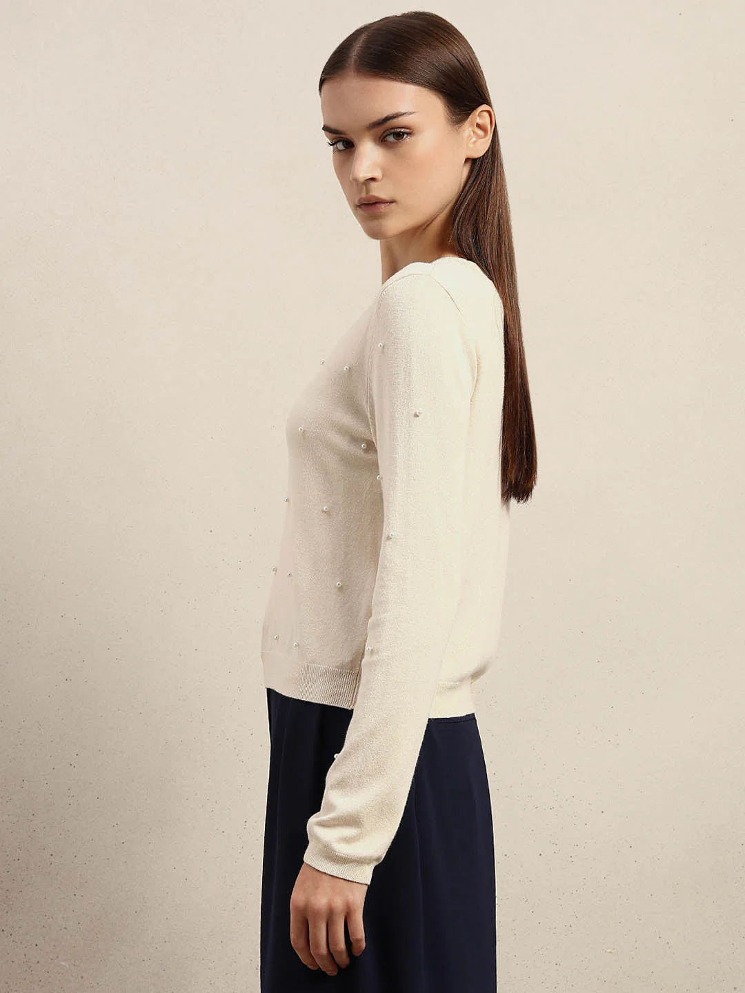 Pearl Embellished Pullover - Image 3