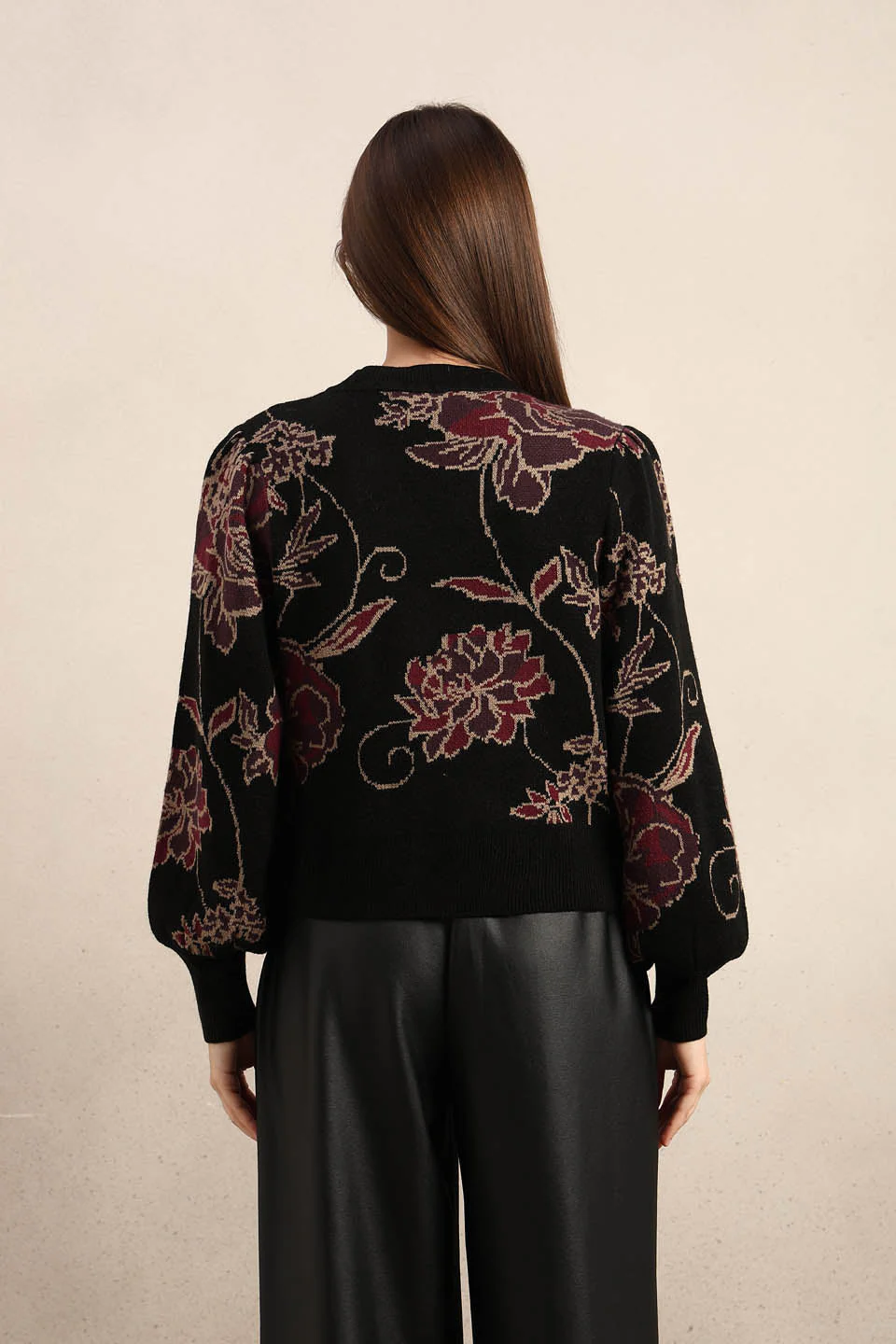 Embroidered Floral Knit Cardigan - Image 10