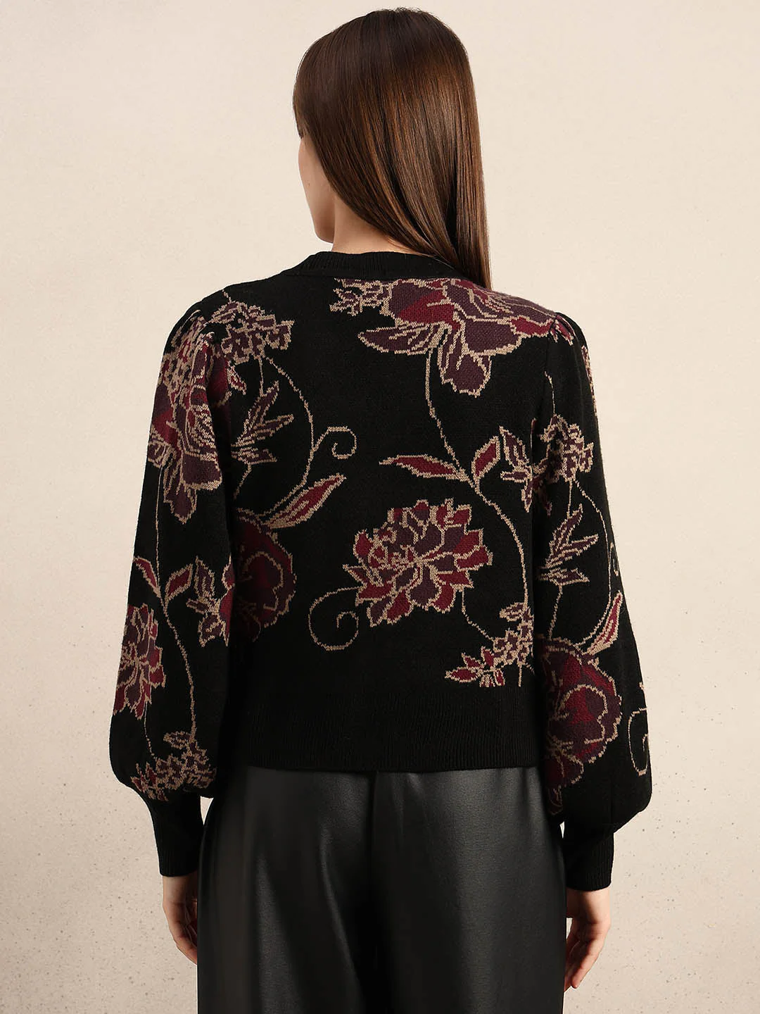 Embroidered Floral Knit Cardigan - Image 4