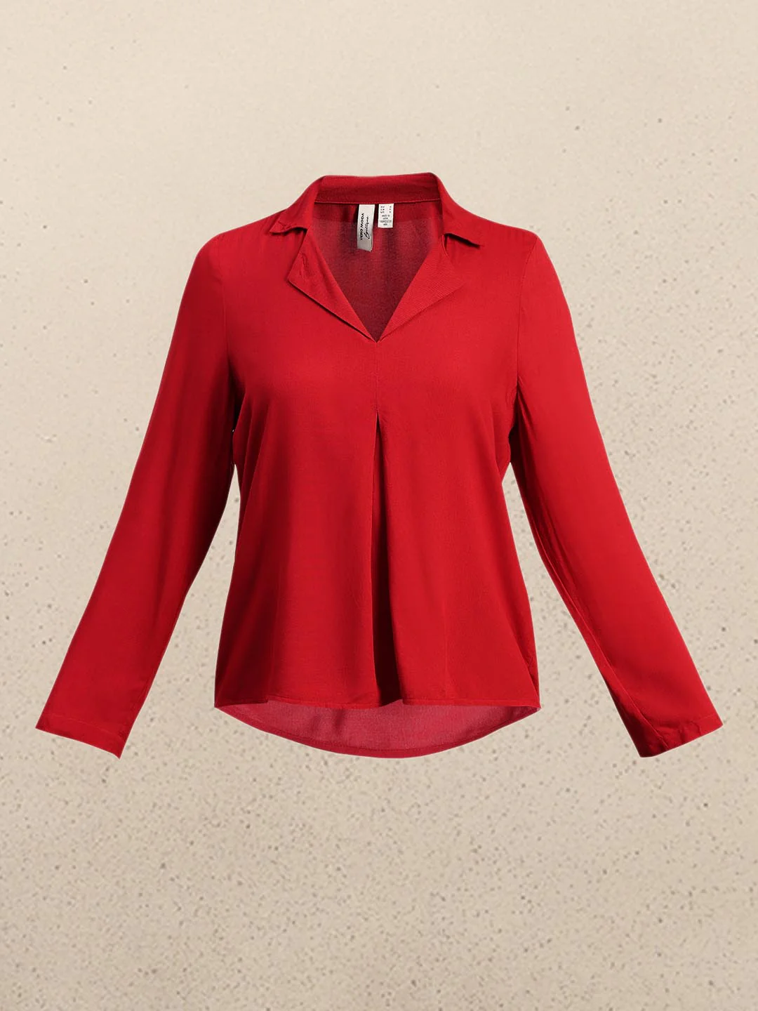 Red 3/4th Sleeves Shirt - Image 7