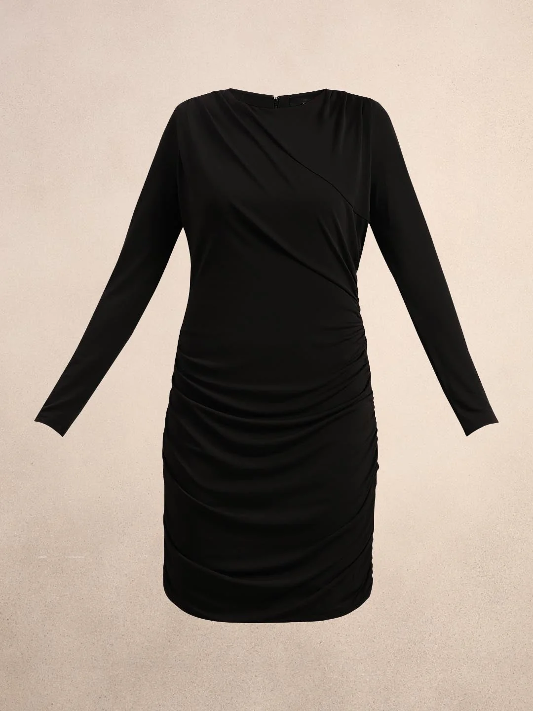Black Full Sleeves Bodycon Dress - Image 7