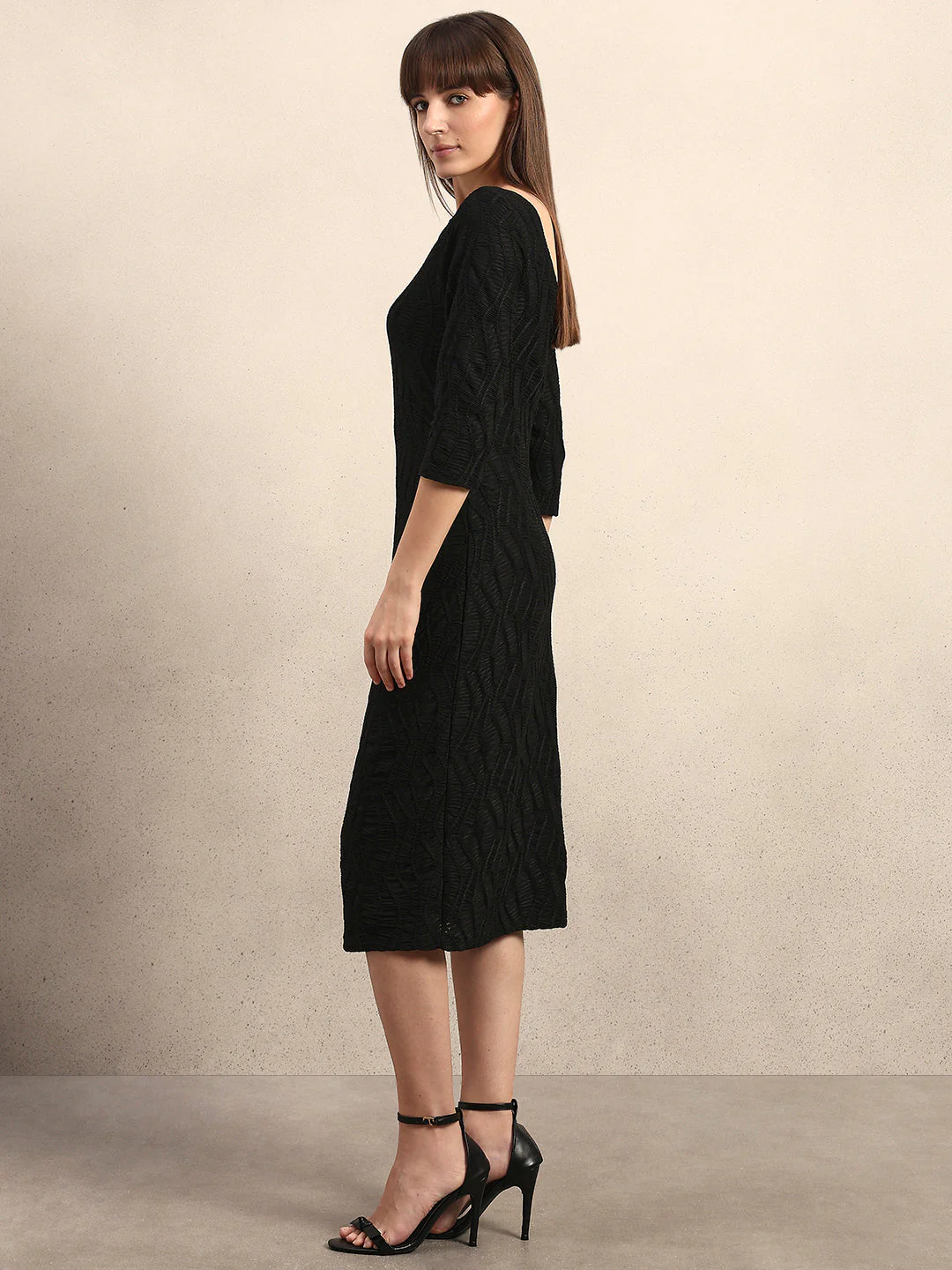 Self-Design Bodycon Midi Dress - Image 3