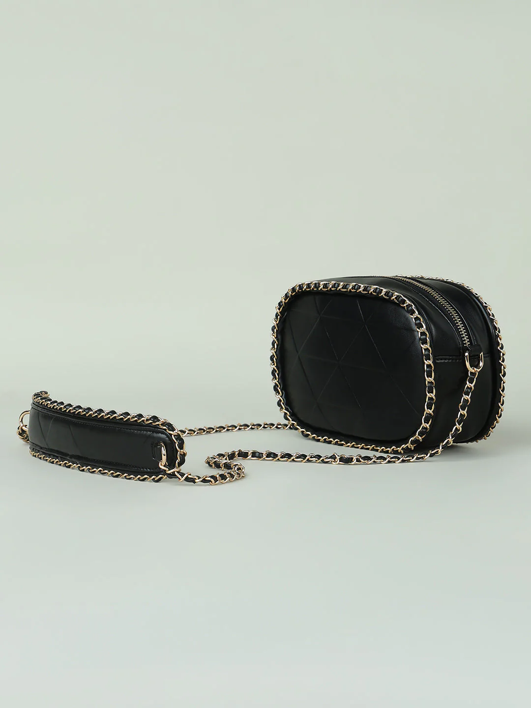 Black & Golden Sling Bag - Image 4