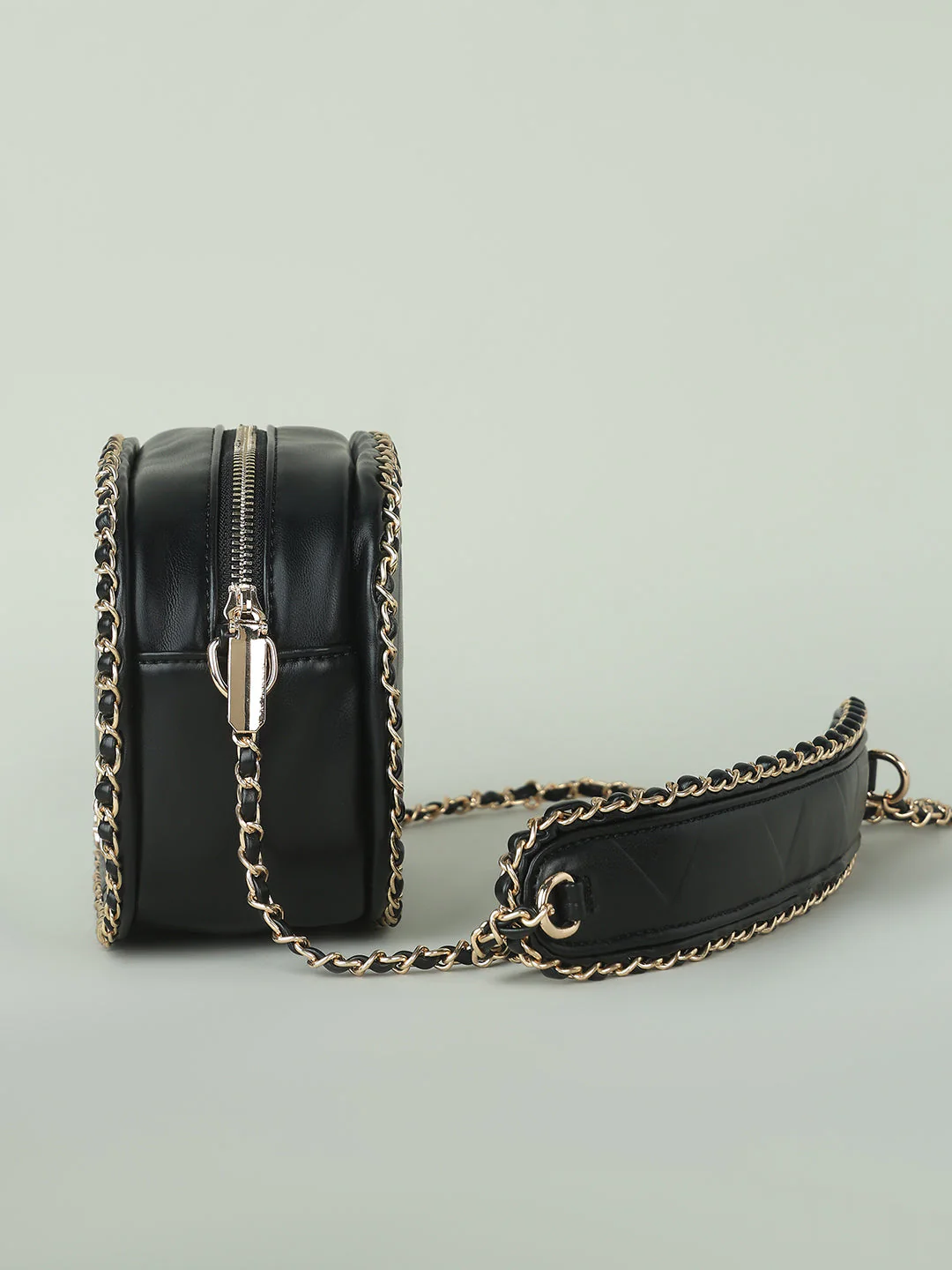 Black & Golden Sling Bag - Image 5