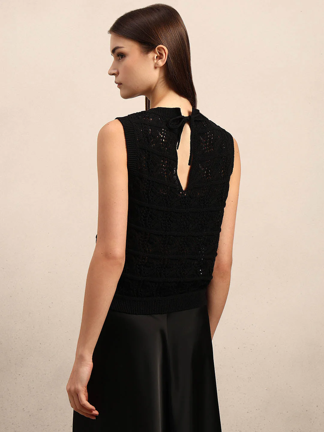 O-Neck Knitted Sleeveless Pullover - Image 4