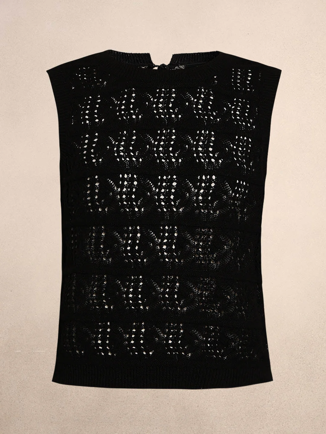 O-Neck Knitted Sleeveless Pullover - Image 7