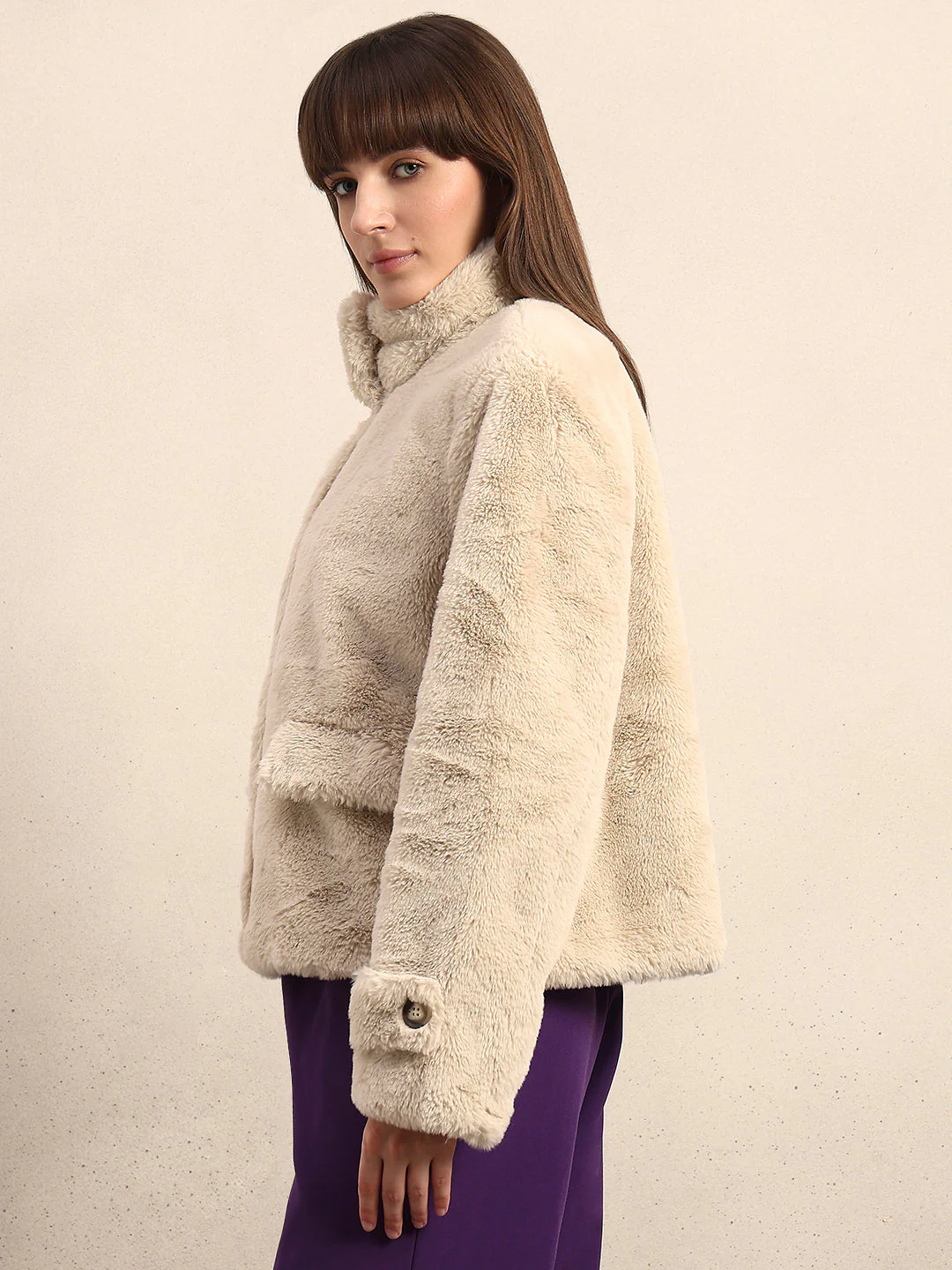 Faux Fur Winter Jacket - Image 3