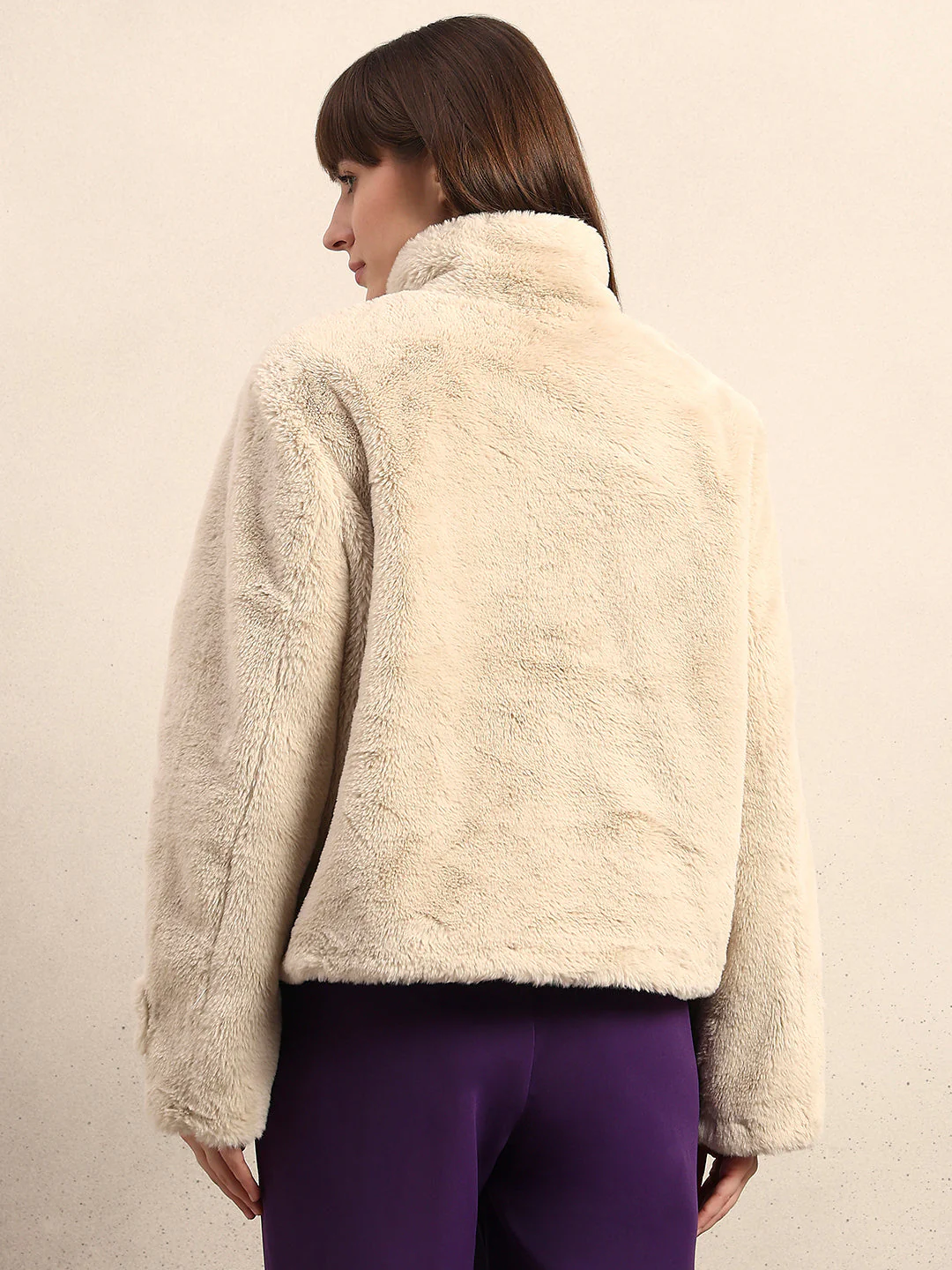 Faux Fur Winter Jacket - Image 4
