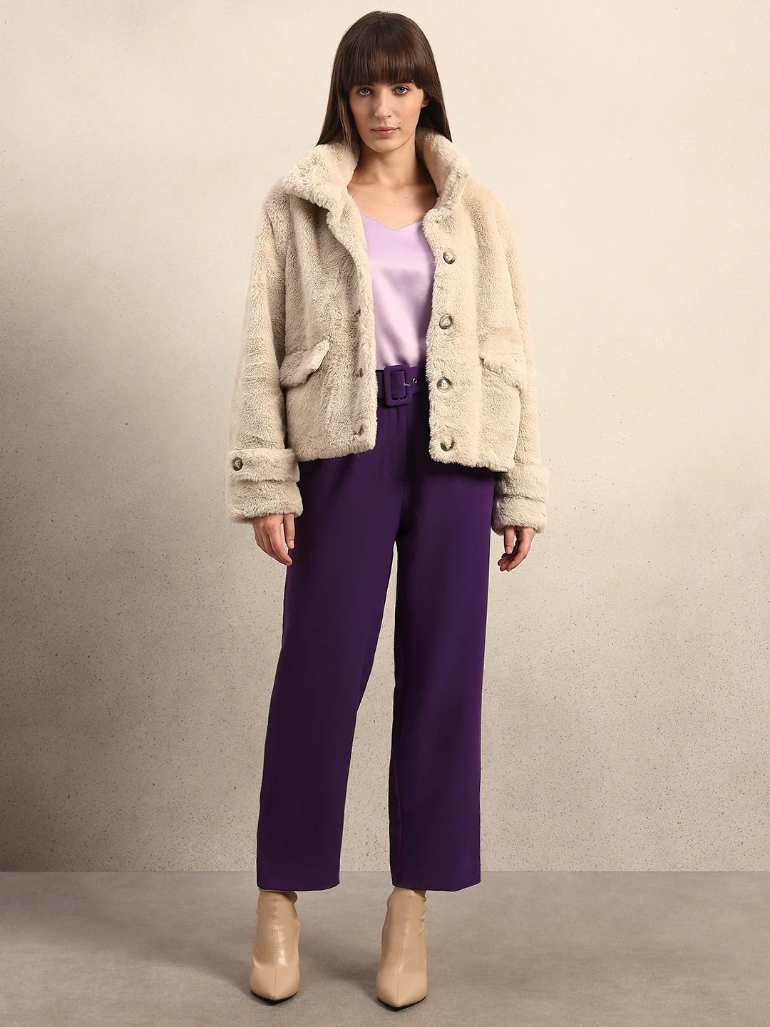 Faux Fur Winter Jacket - Image 5