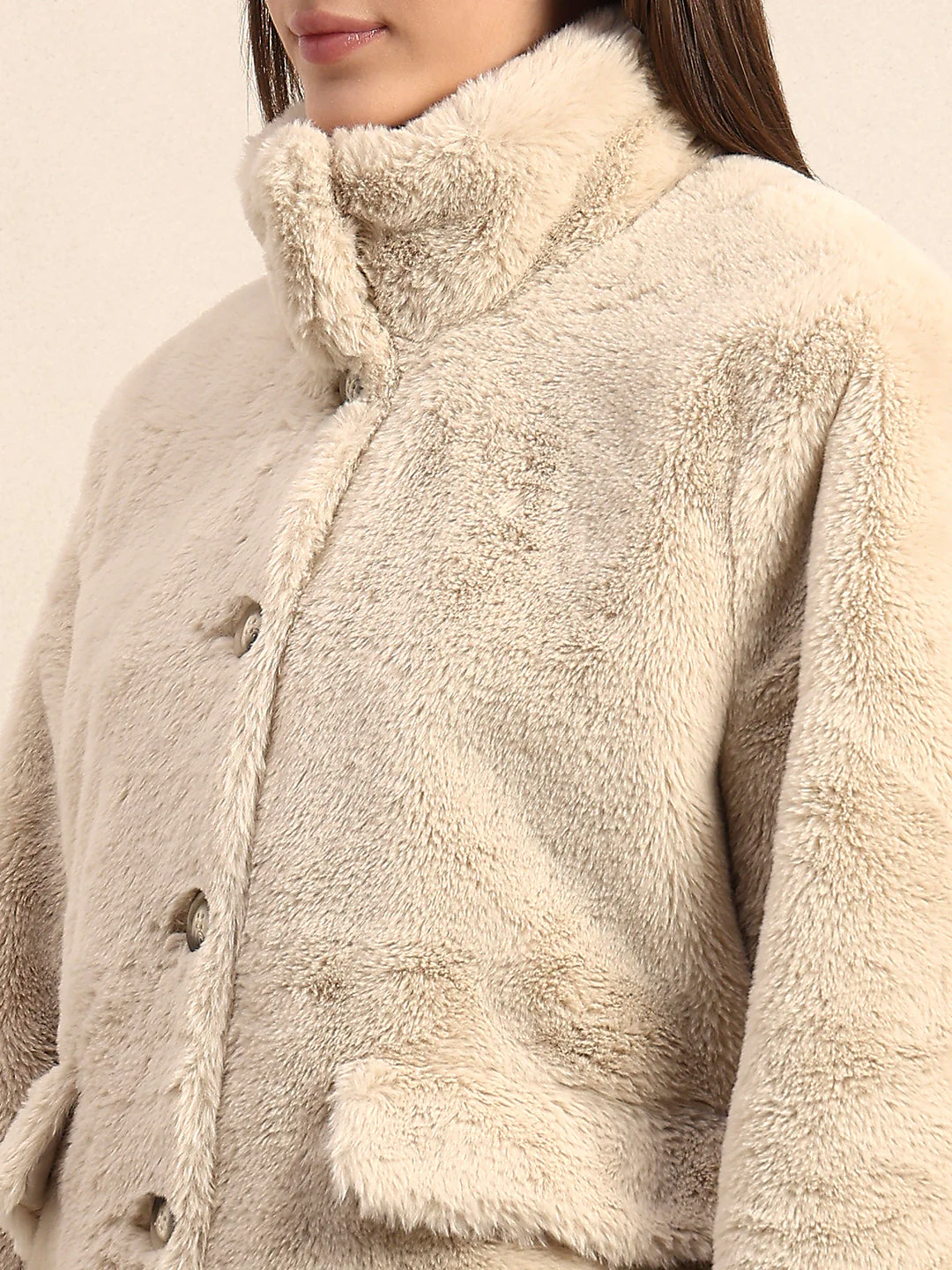 Faux Fur Winter Jacket - Image 8