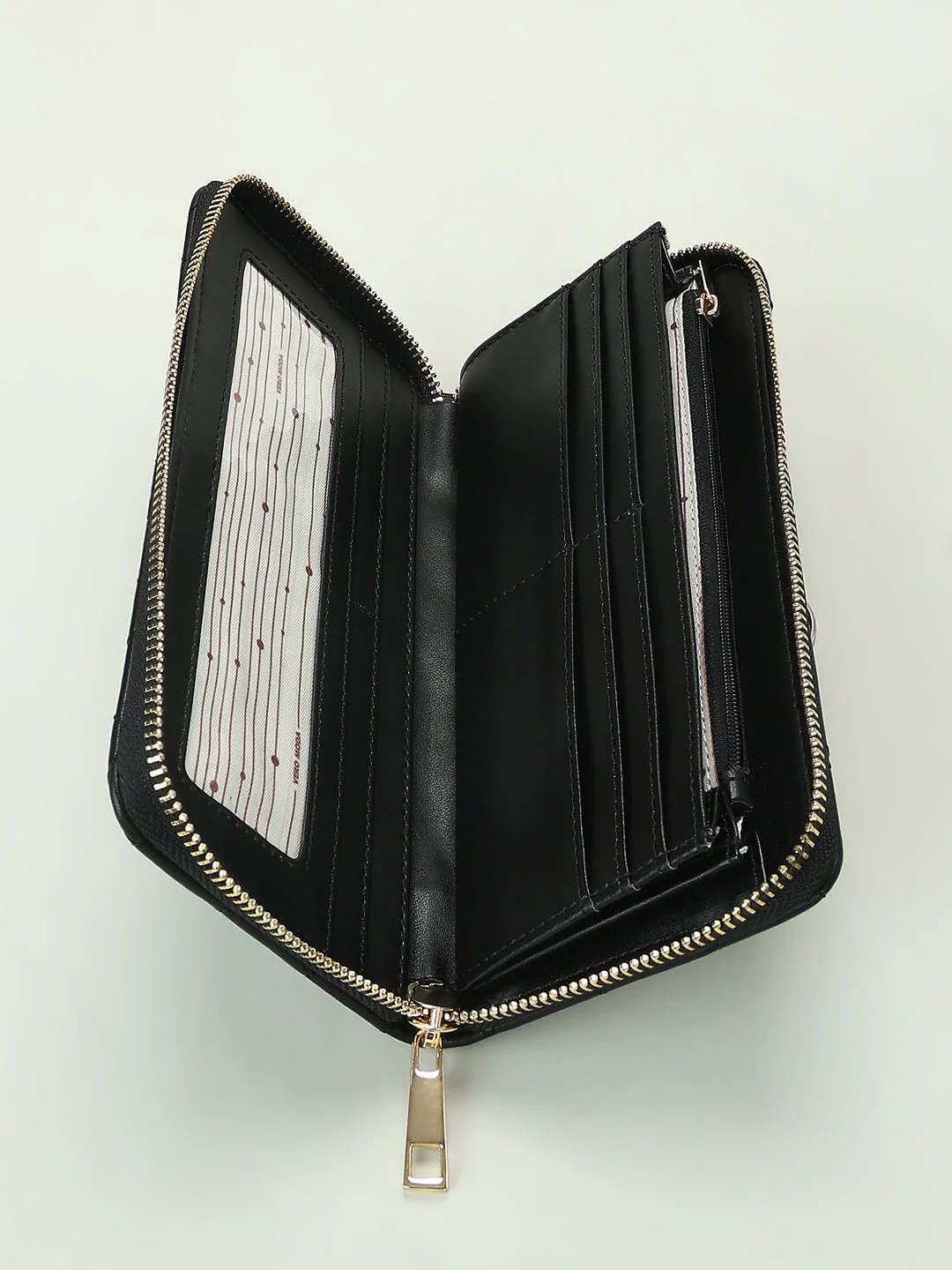 Quilted Black Wallet - Image 4