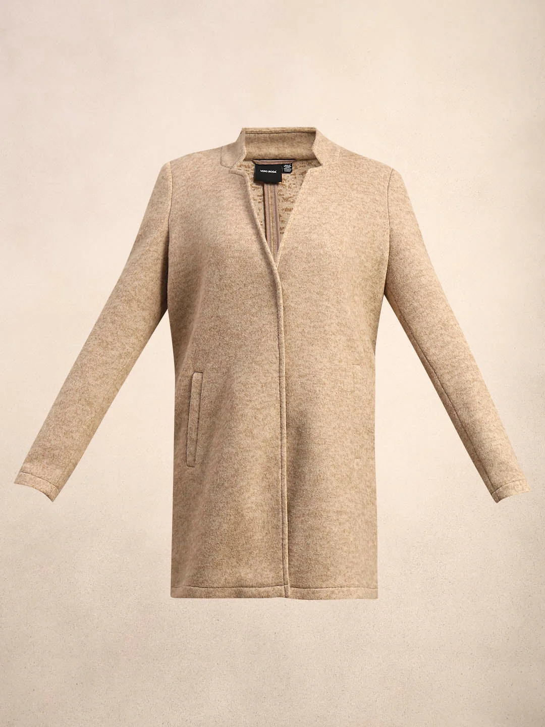 Brushed Beige Coat - Image 7