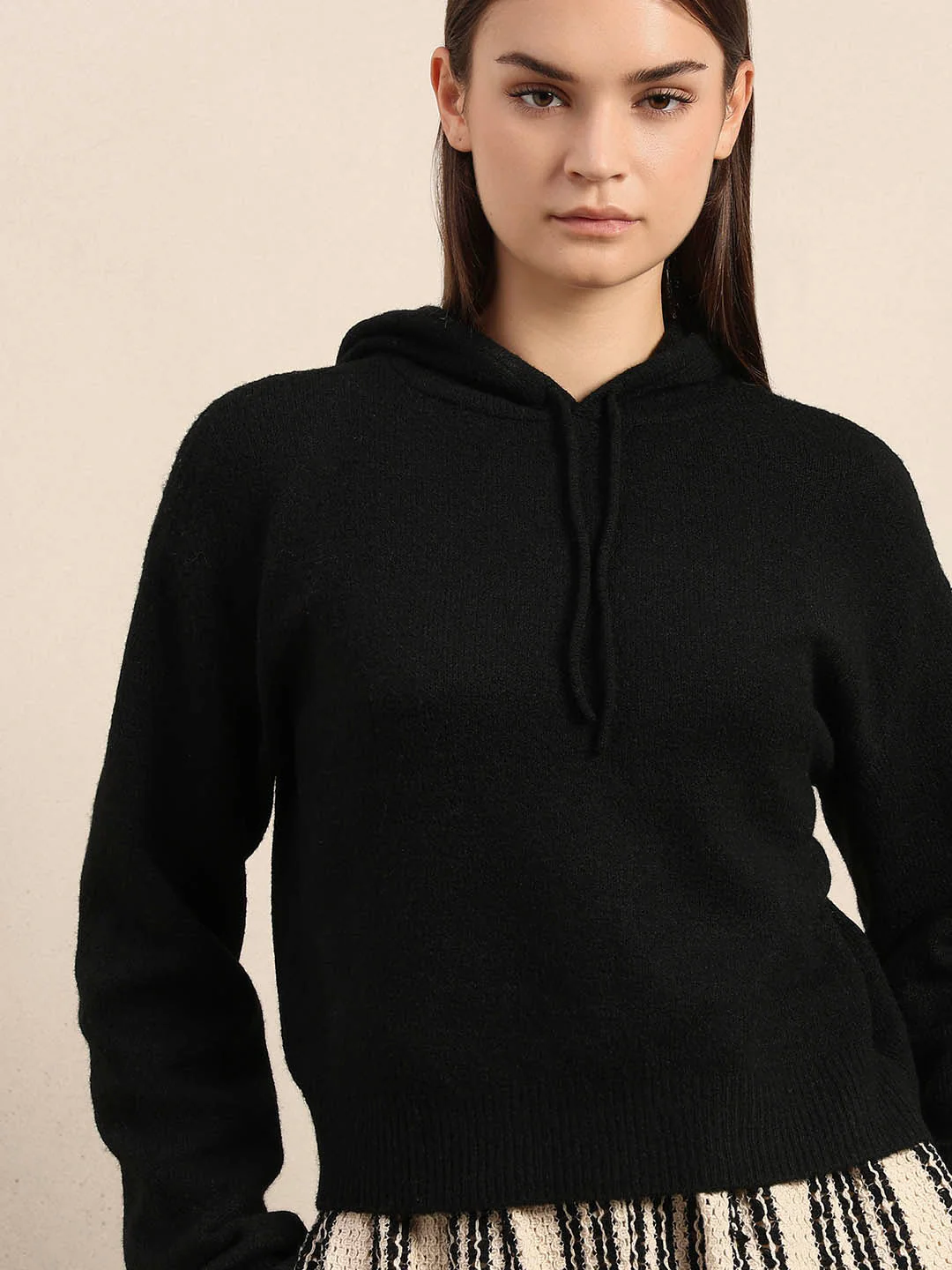 Black Hooded Pullover - Image 6