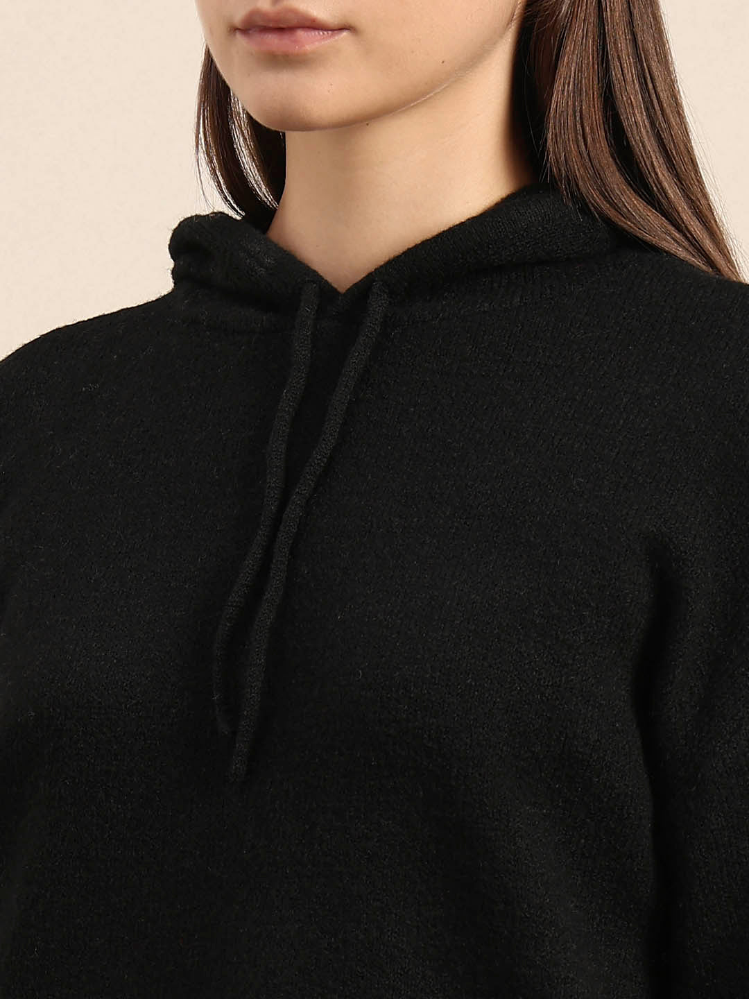 Black Hooded Pullover - Image 8