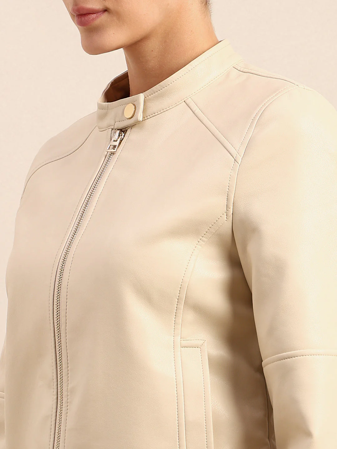Structured High Neck Jacket - Image 8