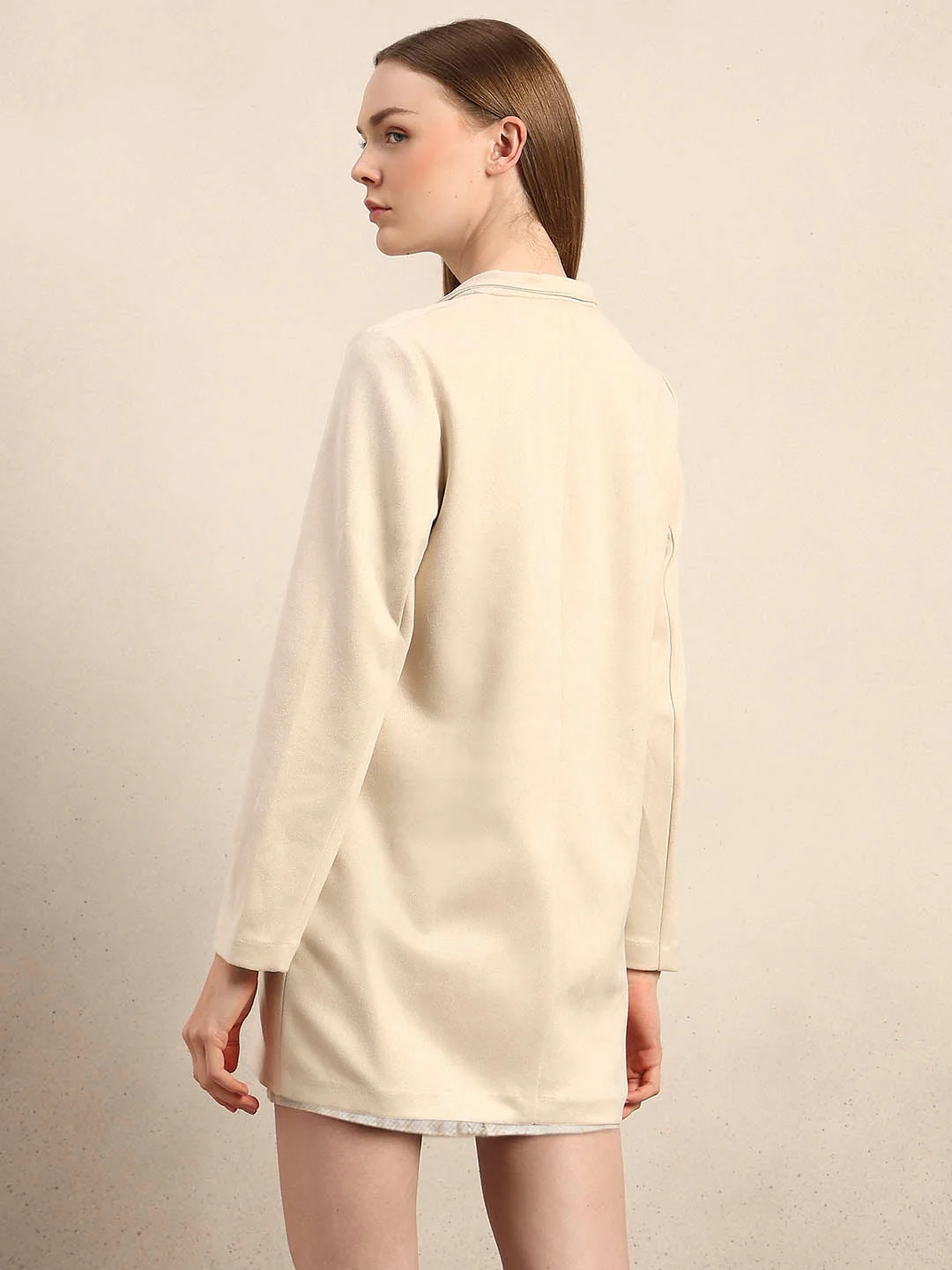 Long V-Neck Jacket - Image 4