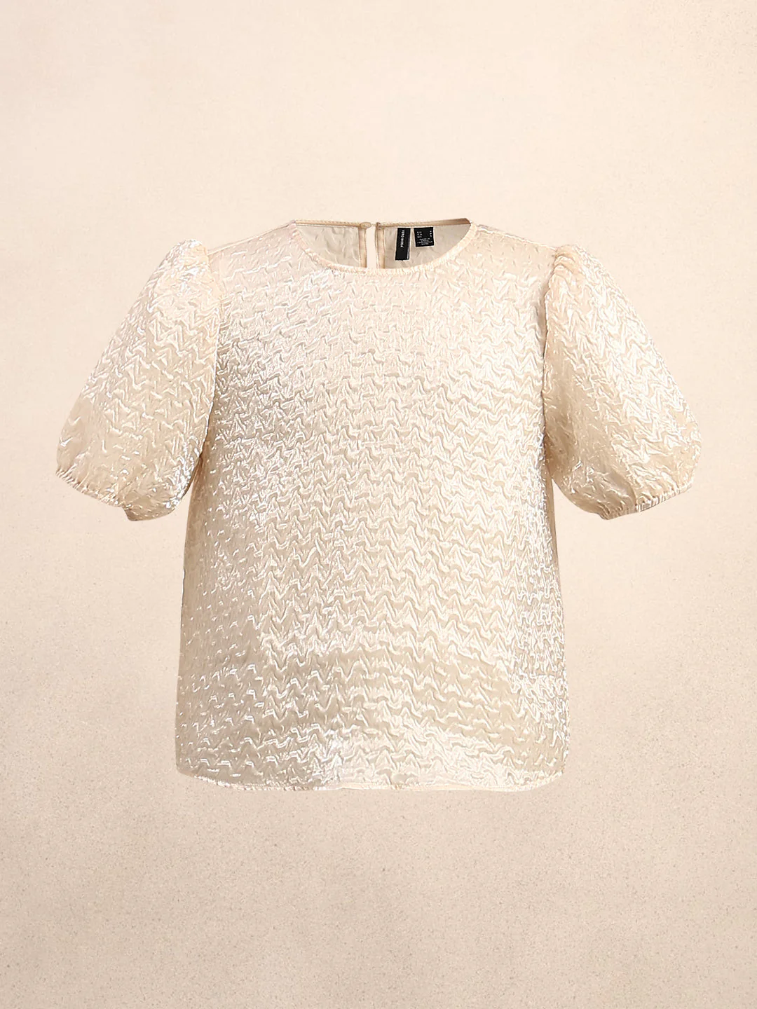 Textured Puff Sleeves Top - Image 7
