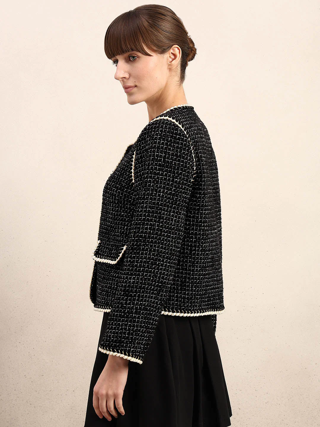 Black Tweed Jacket - Image 3