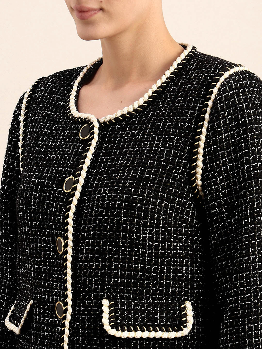 Black Tweed Jacket - Image 8