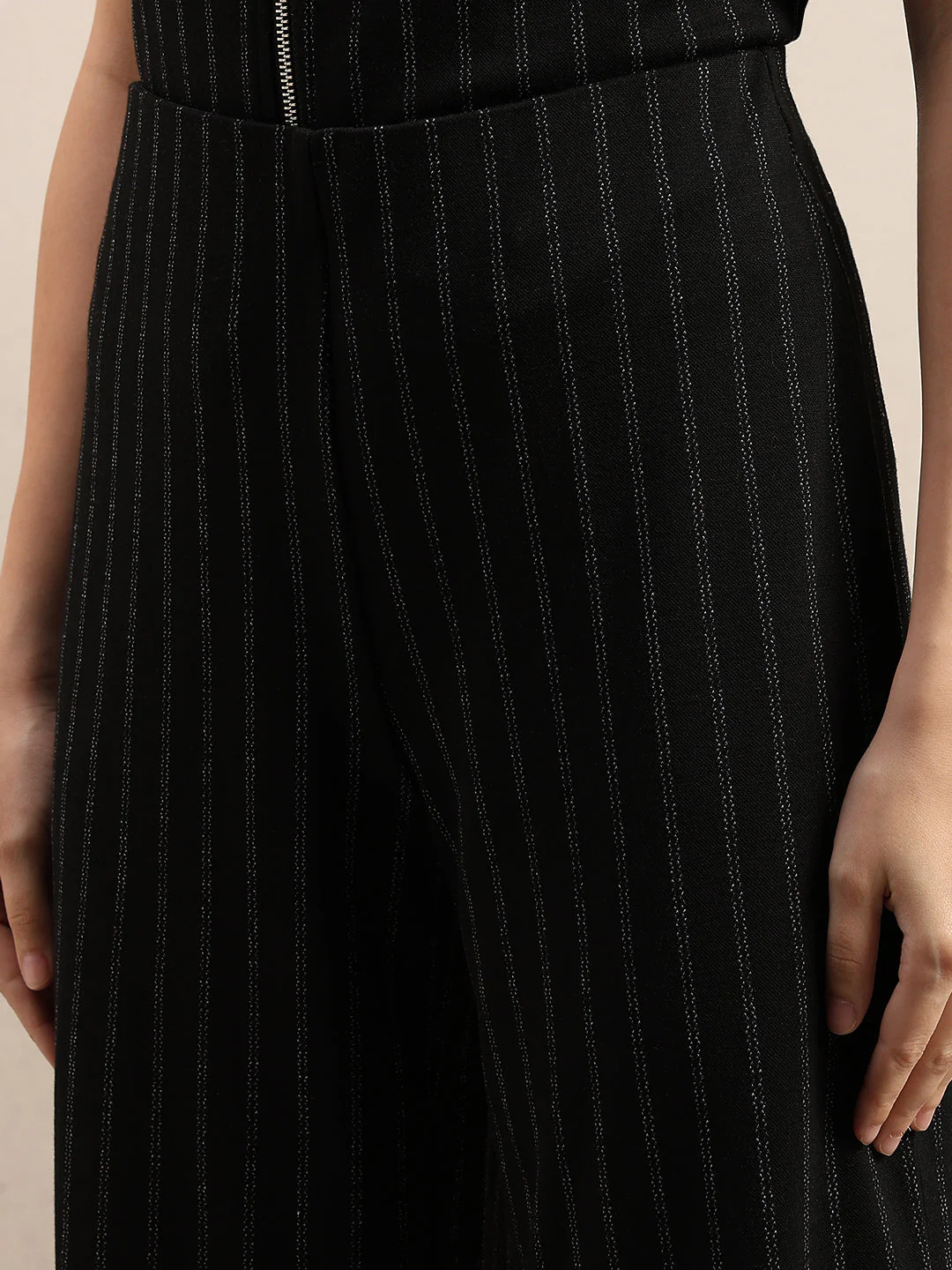 High Rise Pinstripe Pants - Image 8
