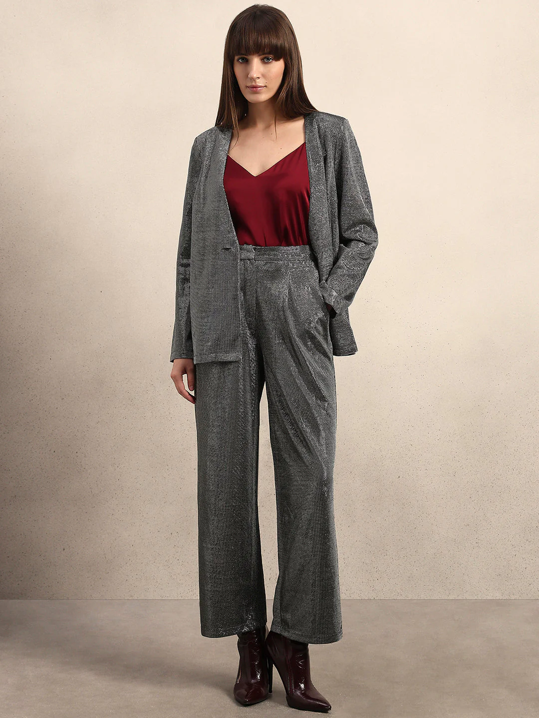 Self-Design Straight Fit Pants - Image 5
