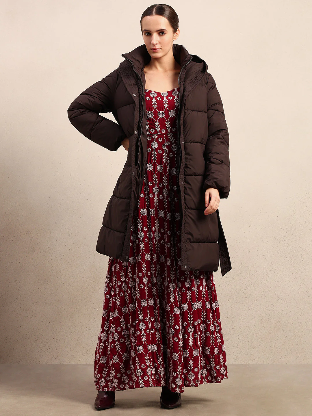 Hooded Puffer Coat - Image 5