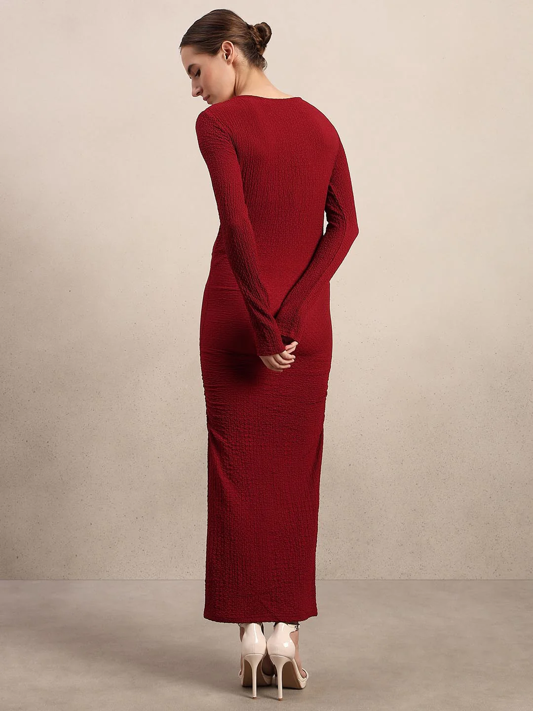 Red Bodycon Dress - Image 4