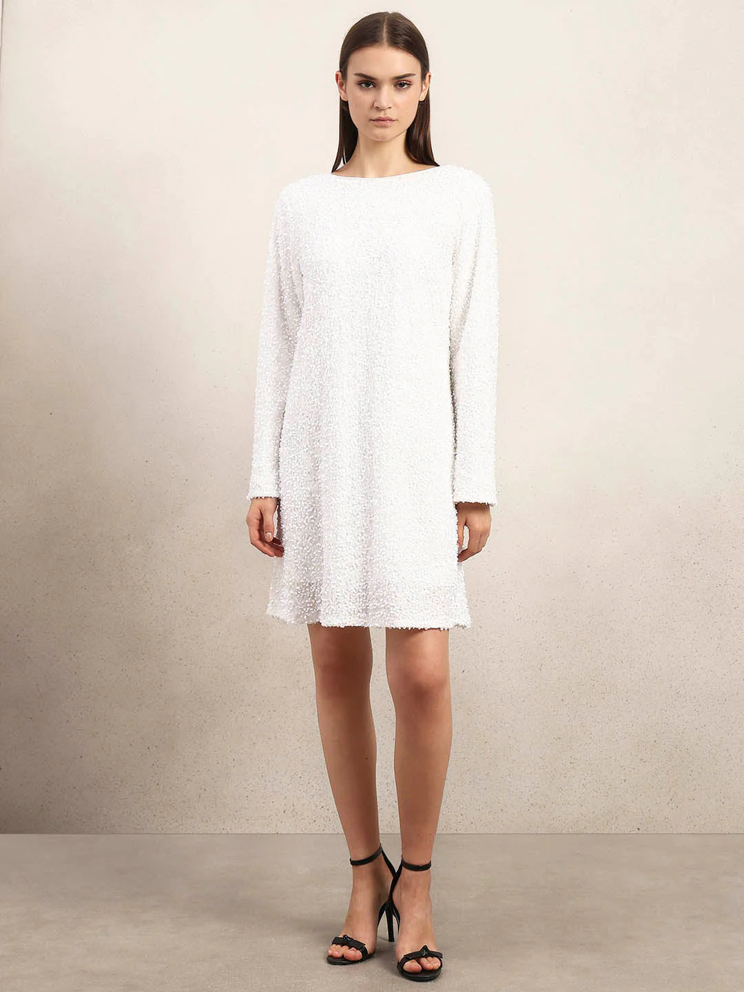 Textured Mini Dress - Image 5