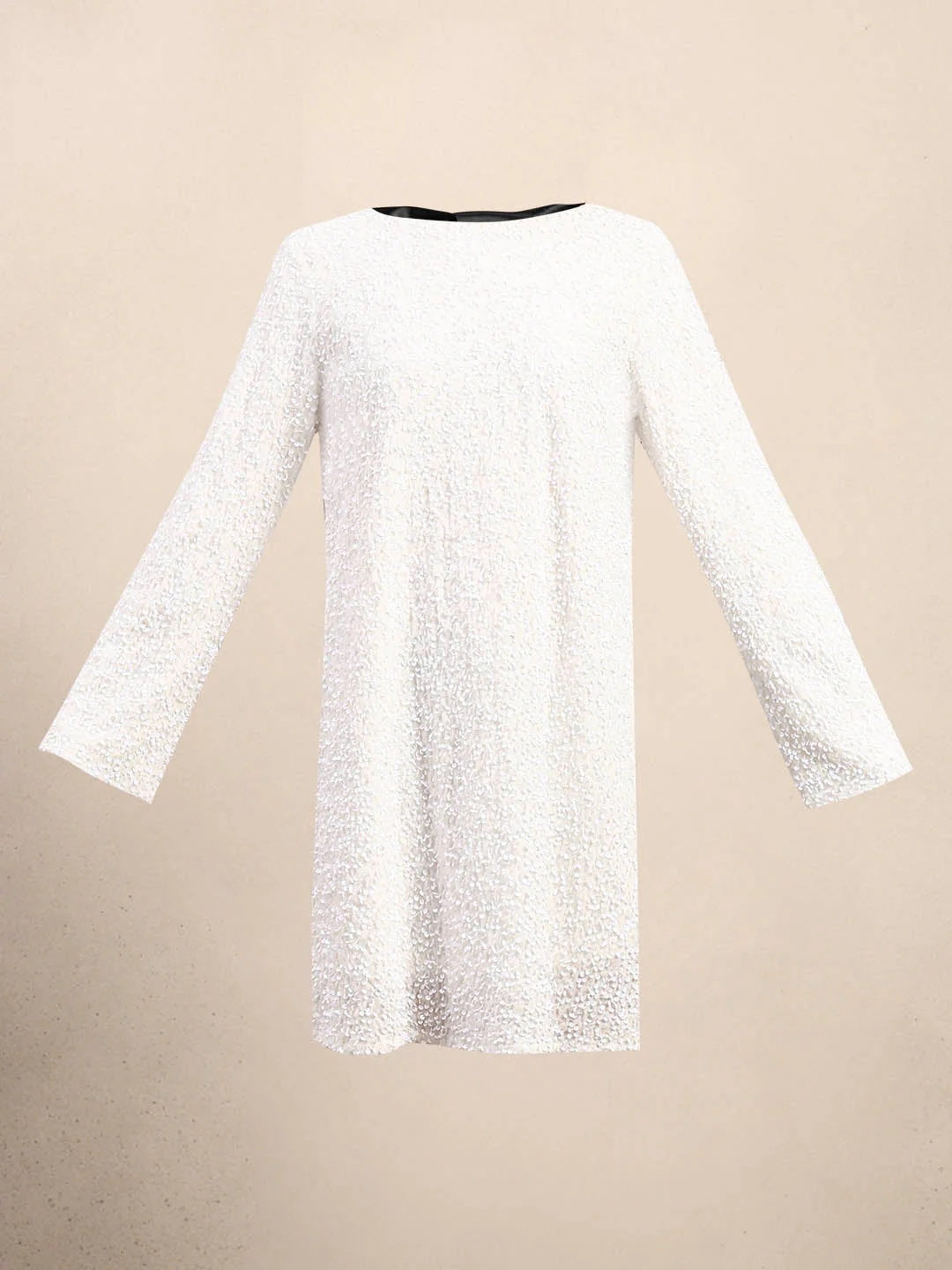 Textured Mini Dress - Image 7