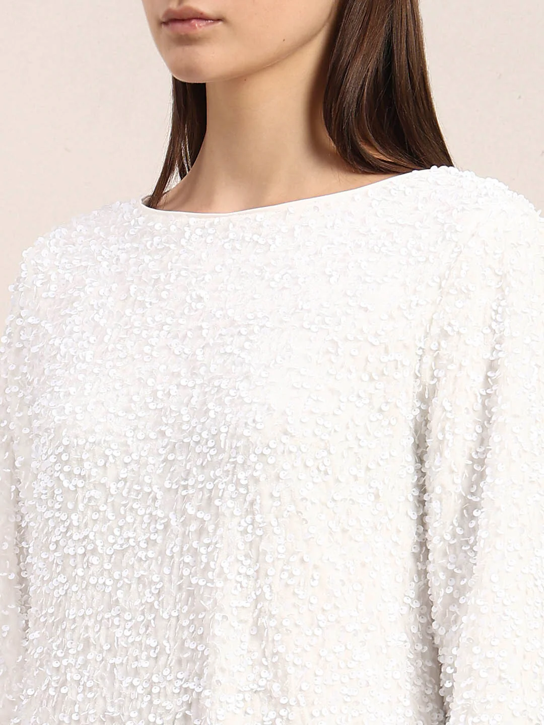Textured Mini Dress - Image 8