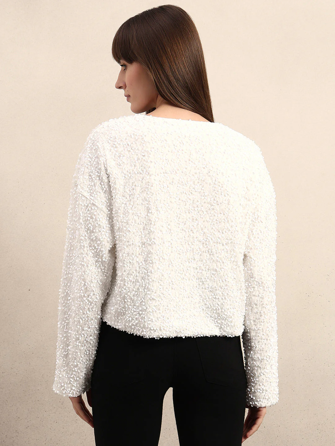 Oversized Bow Detail JACKET - Image 4