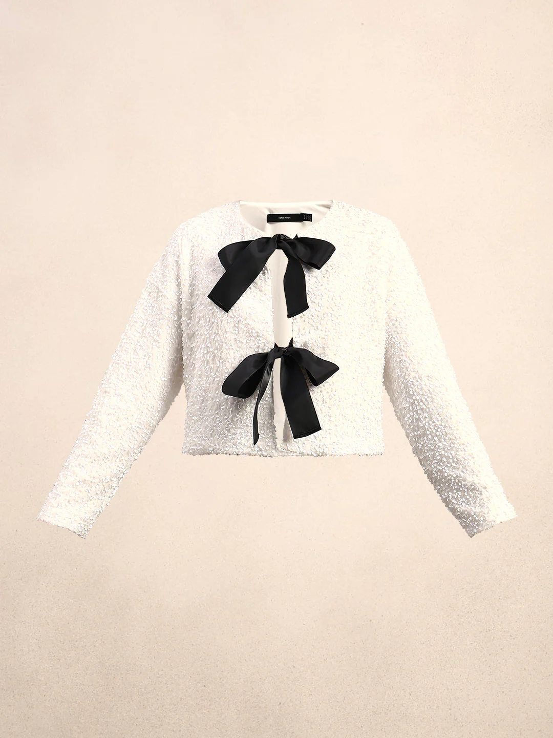 Oversized Bow Detail JACKET - Image 7