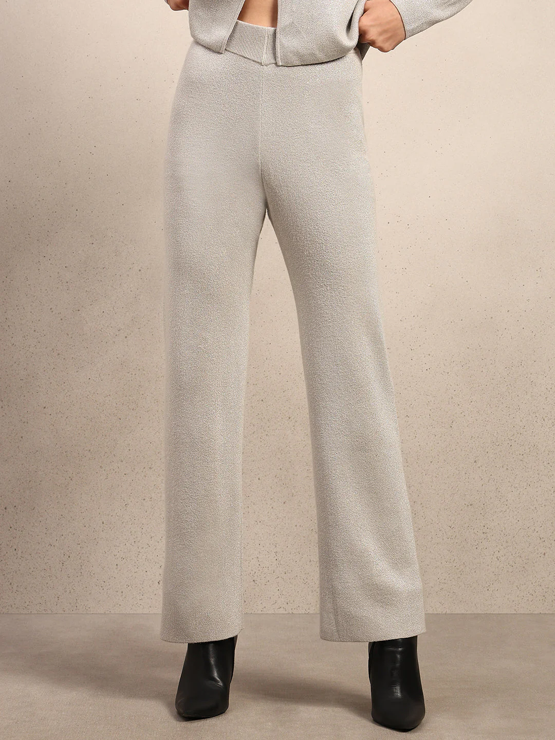 Ribbed Slim Fit Pants - Image 2