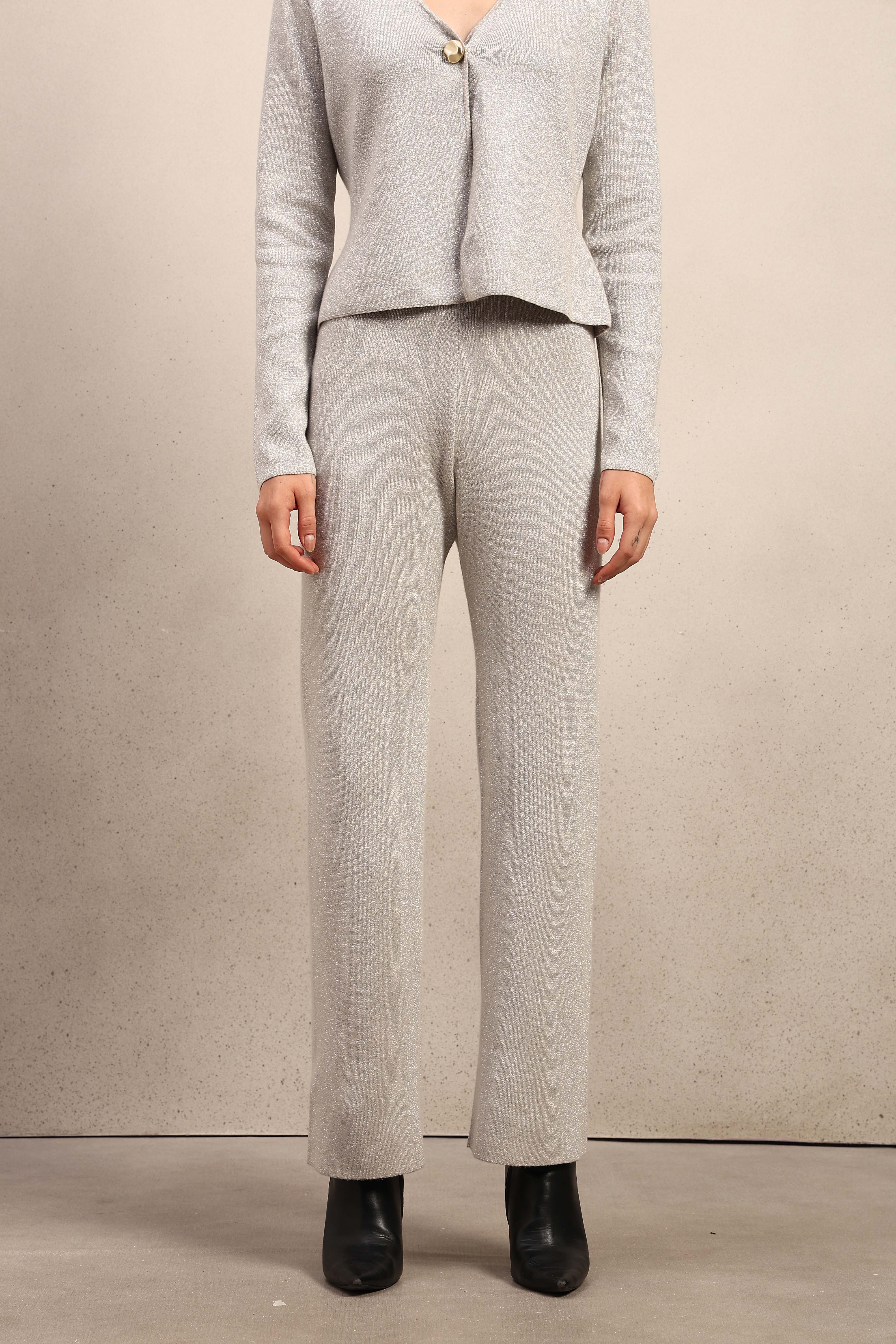 Ribbed Slim Fit Pants - Image 9