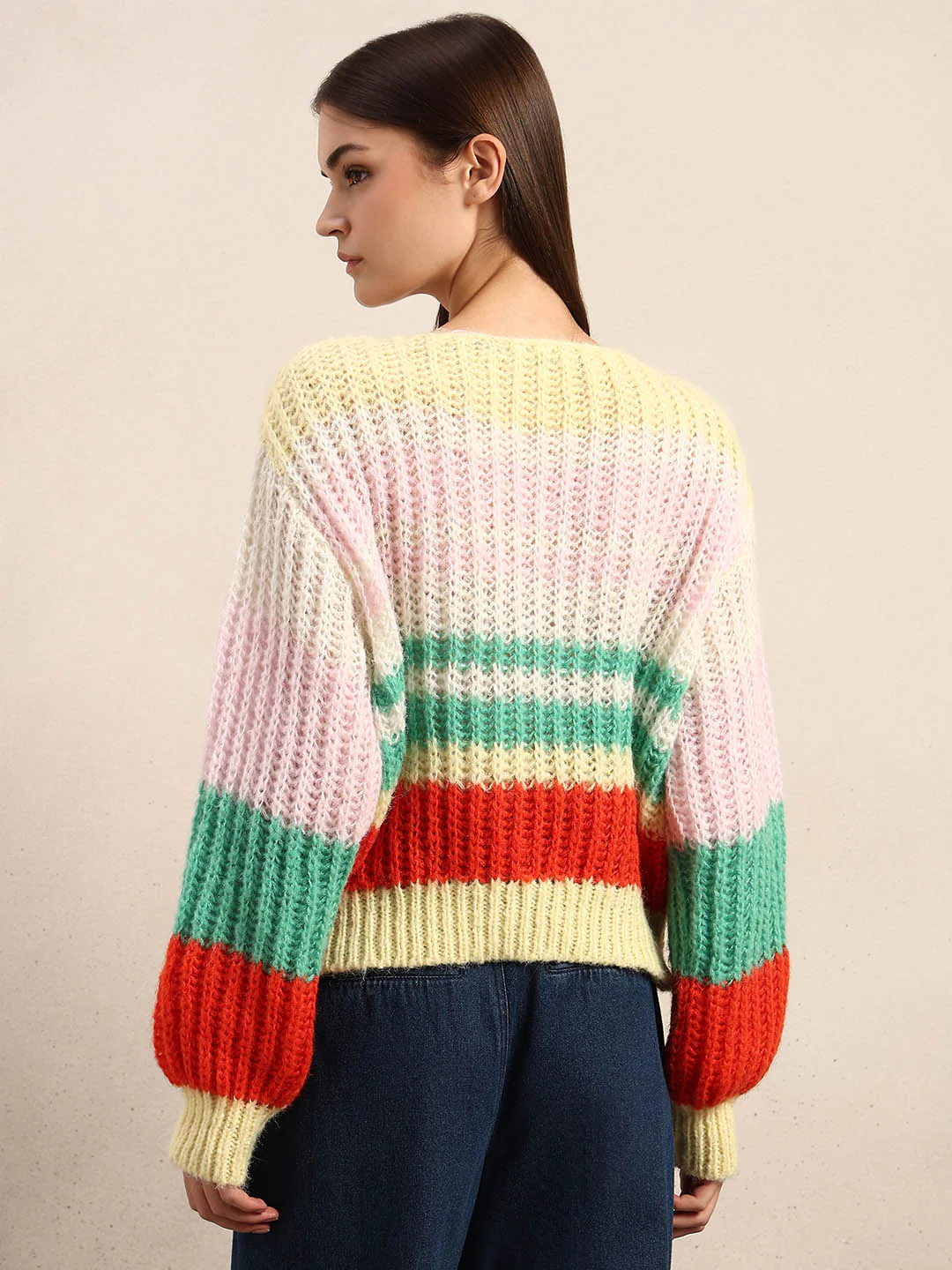Multi-Colour Boatneck SWEATER - Image 4