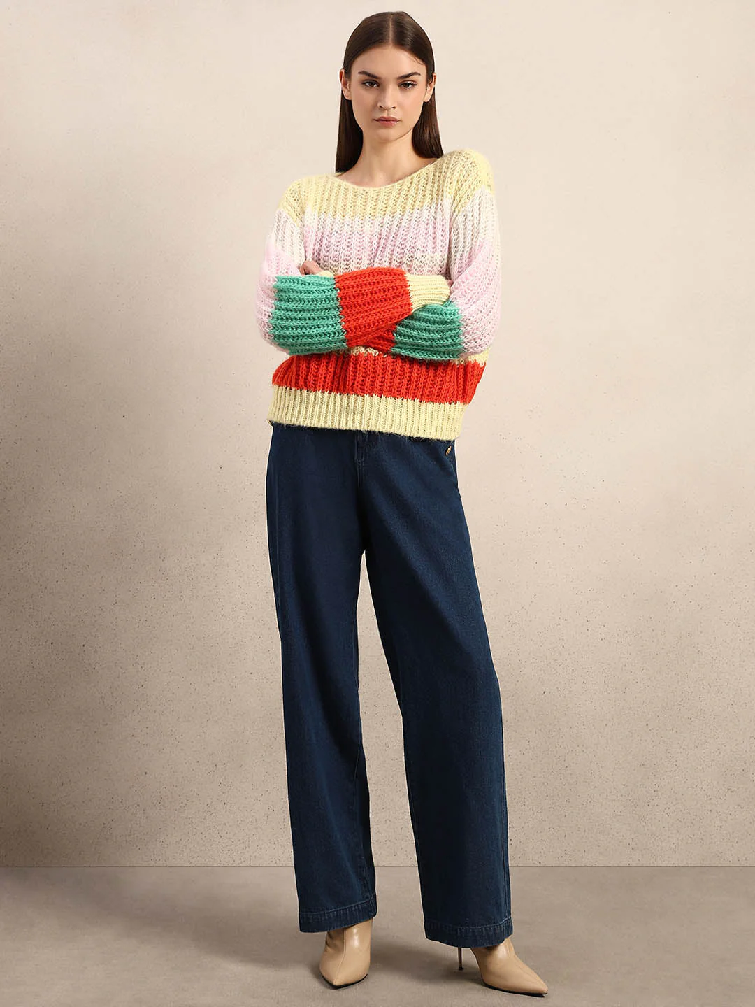 Multi-Colour Boatneck SWEATER - Image 5