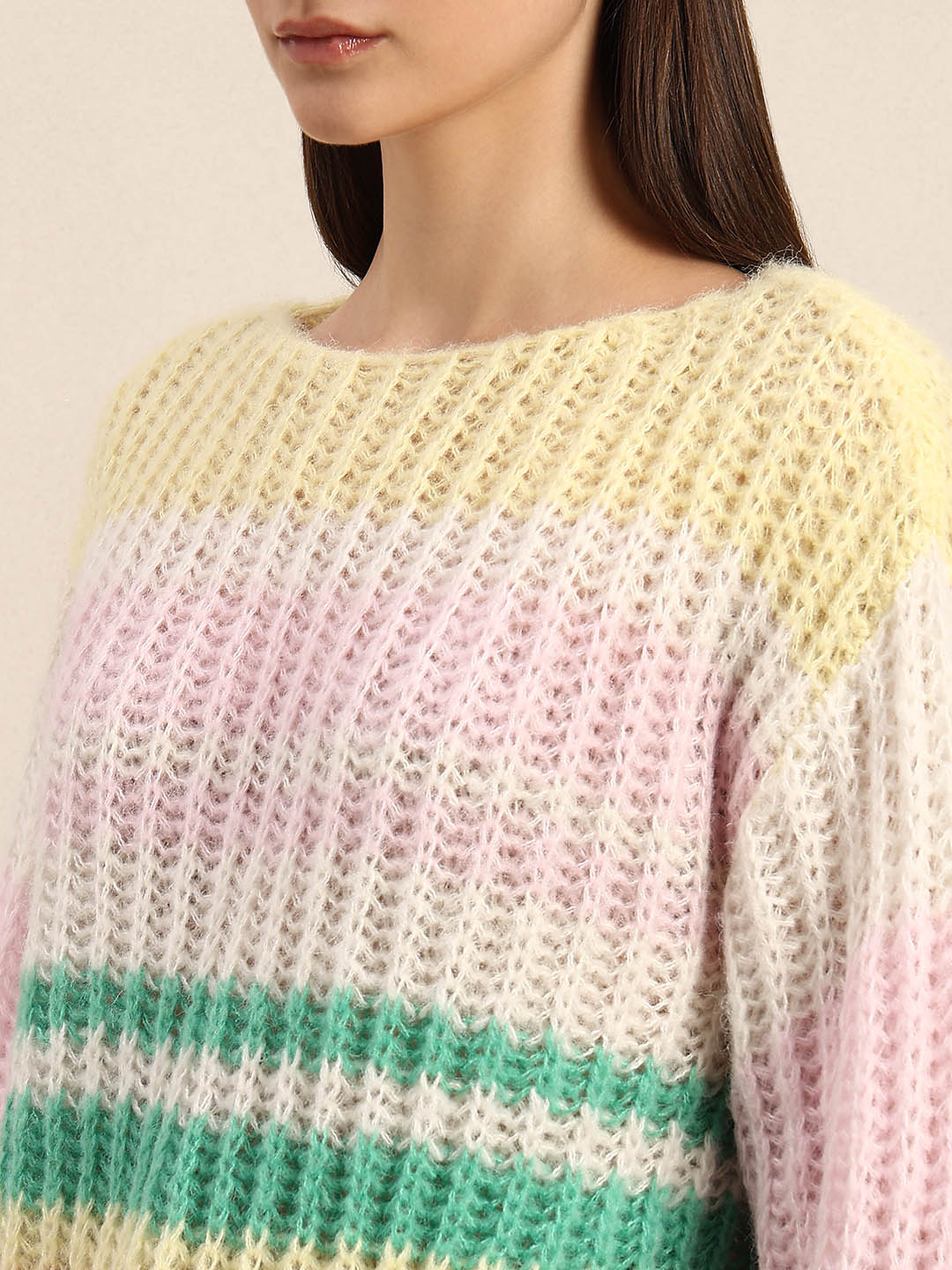 Multi-Colour Boatneck SWEATER - Image 8