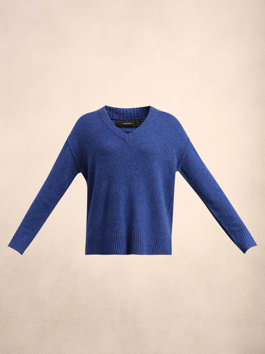 Dark Blue V-Neck Pullover - Image 7