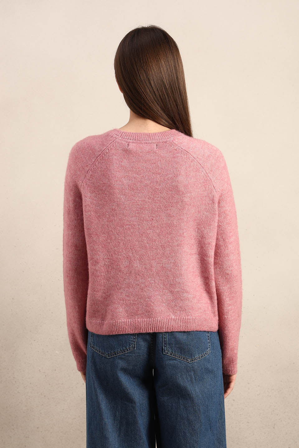 Heart Print O-Neck Pullover - Image 10