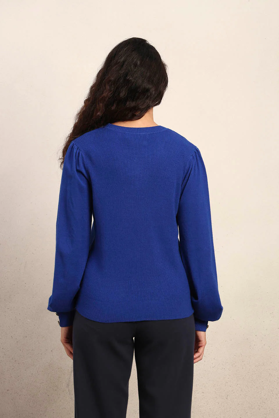 Royal Blue O-Neck Pullover - Image 10
